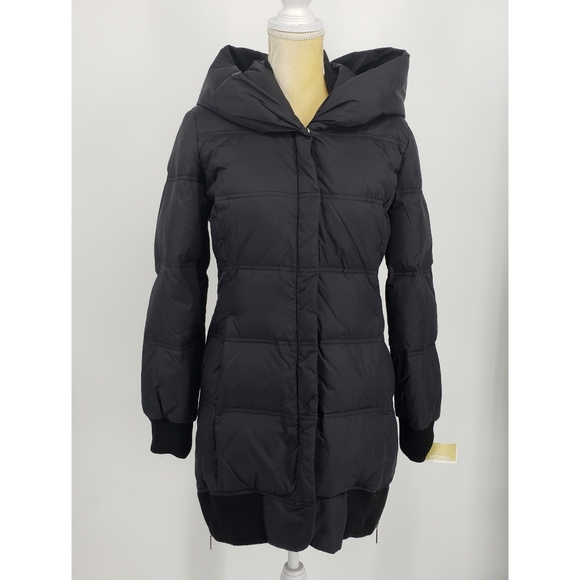 michael kors feather down coat